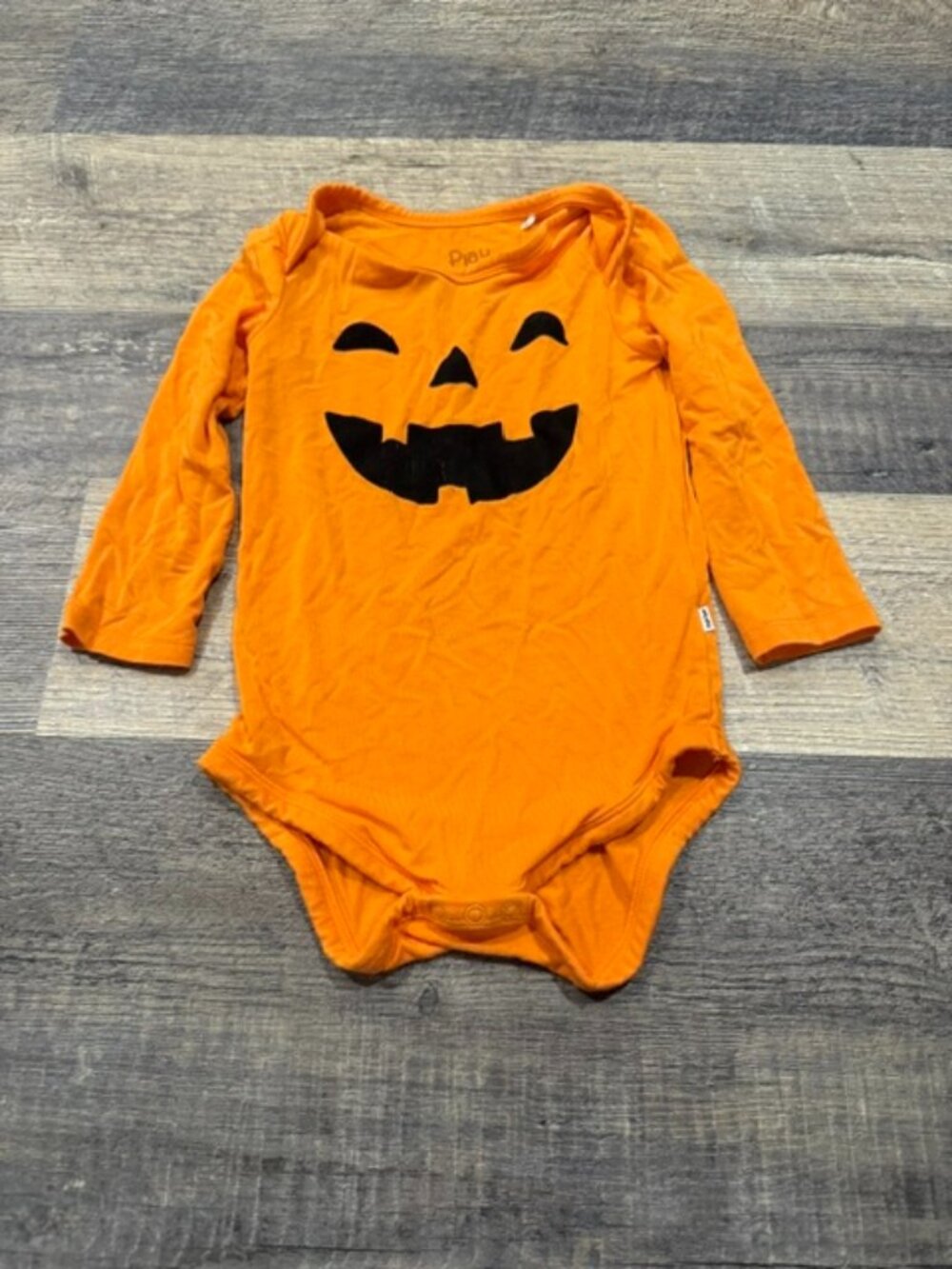 Little Sleepies 12-18 Months Halloween Jack-O-Lantern Bodysuit